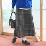 MD.BROWN | 【昨年大人気】TRチェックプリーツロングスカート | coen【women】