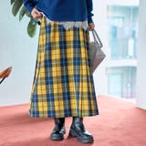 YELLOW | 【昨年大人気】TRチェックプリーツロングスカート | coen【women】
