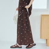 【セットアップ対応】フラワー刺繍イージーナロースカート | coen【women】 | 詳細画像14