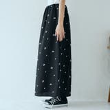 【セットアップ対応】フラワー刺繍イージーナロースカート | coen【women】 | 詳細画像18