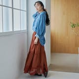 裾レース刺繍ティアードスカート | coen【women】 | 詳細画像10