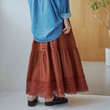 裾レース刺繍ティアードスカート | coen【women】 | 詳細画像14