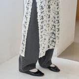 フェザーレース刺繍 ラップ巻き風レイヤードスカート | coen【women】 | 詳細画像11