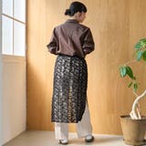フェザーレース刺繍 ラップ巻き風レイヤードスカート | coen【women】 | 詳細画像14