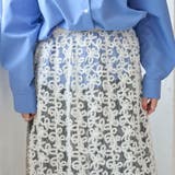 フェザーレース刺繍 ラップ巻き風レイヤードスカート | coen【women】 | 詳細画像9