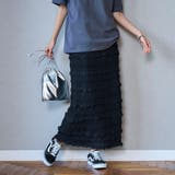 シフォンフリルナロースカート | coen【women】 | 詳細画像20