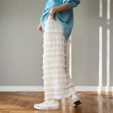 シフォンフリルナロースカート | coen【women】 | 詳細画像4