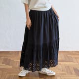 BLACK | MARKET(マーケット)エンブロティアード スカート | coen【women】