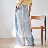 フラワーモチーフチュールラップスカート | coen【women】 | 詳細画像10