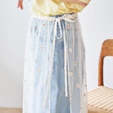 フラワーモチーフチュールラップスカート | coen【women】 | 詳細画像11