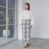 スプリングツイードナロースカート | coen【women】 | 詳細画像17