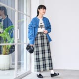 スプリングツイードナロースカート | coen【women】 | 詳細画像7