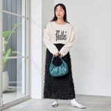 カットジャガードナロースカート | coen【women】 | 詳細画像20