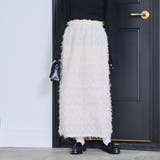 OFF WHITE | カットジャガードナロースカート | coen【women】