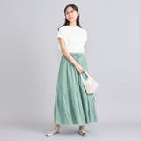 MARKET(マーケット)カラミストライプギャザースカート | coen【women】 | 詳細画像12