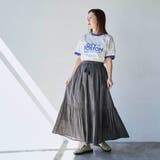 MARKET(マーケット)カラミストライプギャザースカート | coen【women】 | 詳細画像4