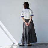 MARKET(マーケット)カラミストライプギャザースカート | coen【women】 | 詳細画像6