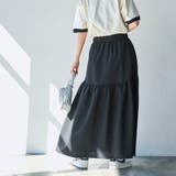 シアサッカーティアードフレアスカート | coen【women】 | 詳細画像10 