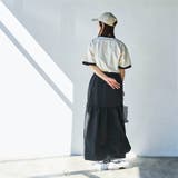 シアサッカーティアードフレアスカート | coen【women】 | 詳細画像16 