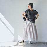 シアサッカーティアードフレアスカート | coen【women】 | 詳細画像20 