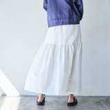 シアサッカーティアードフレアスカート | coen【women】 | 詳細画像3 