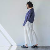 シアサッカーティアードフレアスカート | coen【women】 | 詳細画像6 