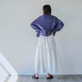 シアサッカーティアードフレアスカート | coen【women】 | 詳細画像7 