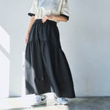 シアサッカーティアードフレアスカート | coen【women】 | 詳細画像8 