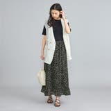 レオパードプリントフリルギャザースカート | coen【women】 | 詳細画像9