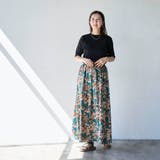 【WEB限定】ボタニカルプリントフレアスカート | coen【women】 | 詳細画像13 