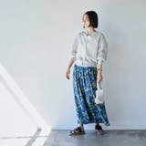 【WEB限定】ボタニカルプリントフレアスカート | coen【women】 | 詳細画像7 