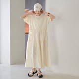 ピグメント布帛ドッキングフリルワンピース | coen【women】 | 詳細画像1 