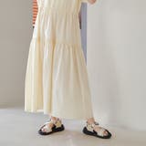 ピグメント布帛ドッキングフリルワンピース | coen【women】 | 詳細画像12 