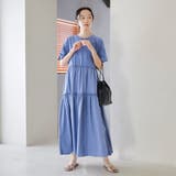 ピグメント布帛ドッキングフリルワンピース | coen【women】 | 詳細画像13 