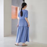 ピグメント布帛ドッキングフリルワンピース | coen【women】 | 詳細画像15 