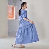 ピグメント布帛ドッキングフリルワンピース | coen【women】 | 詳細画像17 