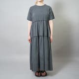 ピグメント布帛ドッキングフリルワンピース | coen【women】 | 詳細画像20 