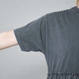 ピグメント布帛ドッキングフリルワンピース | coen【women】 | 詳細画像24 