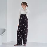 フラワー刺繍ベロアサロペット | coen【women】 | 詳細画像15