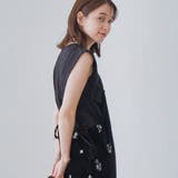 フラワー刺繍ベロアサロペット | coen【women】 | 詳細画像9