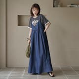 コットンレーヨンデニムキャミワンピース | coen【women】 | 詳細画像1 