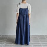 コットンレーヨンデニムキャミワンピース | coen【women】 | 詳細画像19 