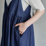 コットンレーヨンデニムキャミワンピース | coen【women】 | 詳細画像23 