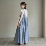 コットンレーヨンデニムキャミワンピース | coen【women】 | 詳細画像8 