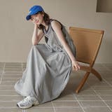 LT.GRAY | コットンレーヨンデニムキャミワンピース | coen【women】