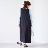 【UVカット / 防シワ / ストレッチ】カットジョーゼットUネックジャンスカ | coen【women】 | 詳細画像2 