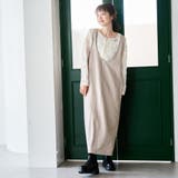 【UVカット / 防シワ / ストレッチ】カットジョーゼットUネックジャンスカ | coen【women】 | 詳細画像8 