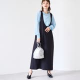 BLACK | 【UVカット / 防シワ / ストレッチ】カットジョーゼットUネックジャンスカ | coen【women】