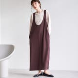 DK.BROWN | 【UVカット / 防シワ / ストレッチ】カットジョーゼットUネックジャンスカ | coen【women】