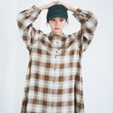 オンブレチェックライトネルシャツワンピース | coen【women】 | 詳細画像16 